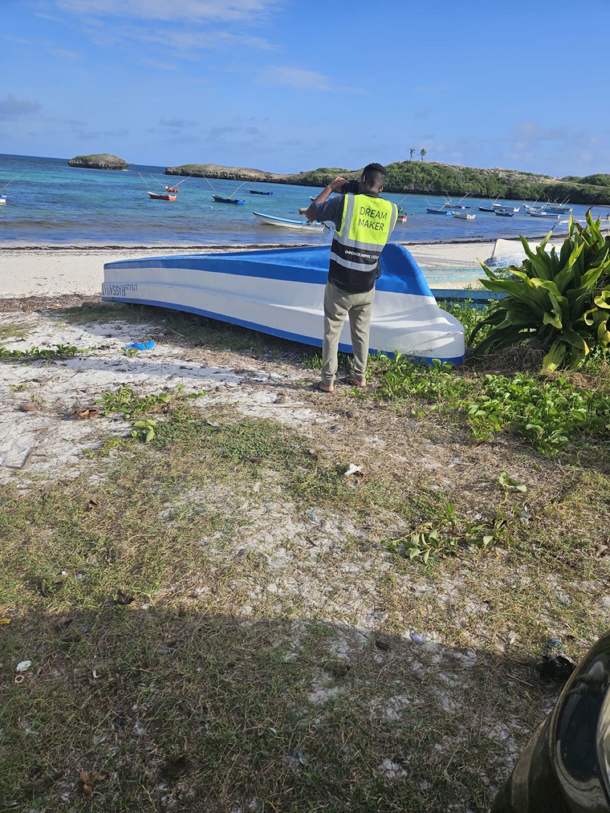 A quiet stretch of the Kilifi shoreline