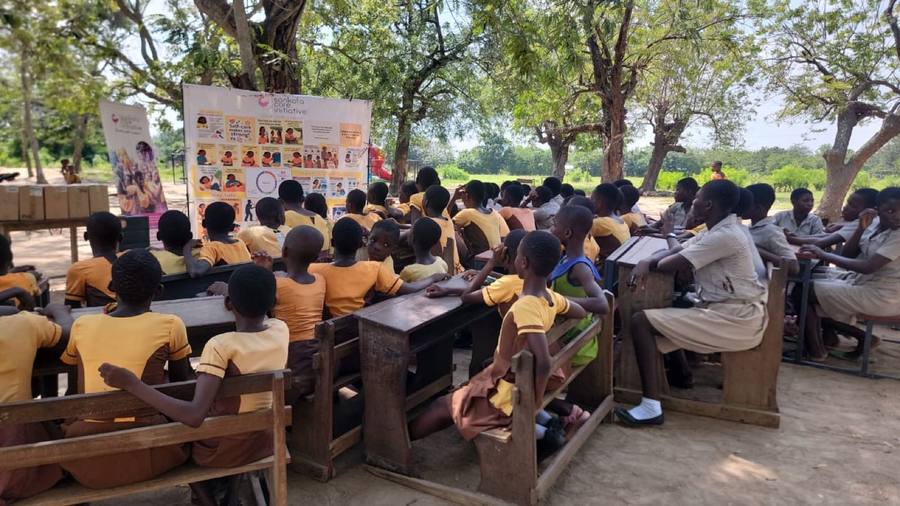 Community life in Mepe, Ghana